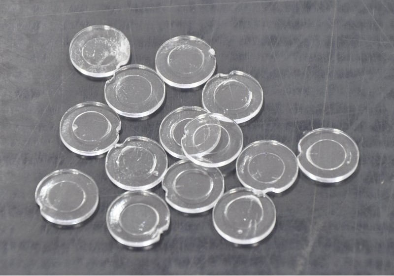 Dischetti in Plastica Autodisintegrante di Chiusura Orlatura Bossolo