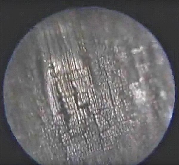 Erosione (Heat Cracking) Boroscopio