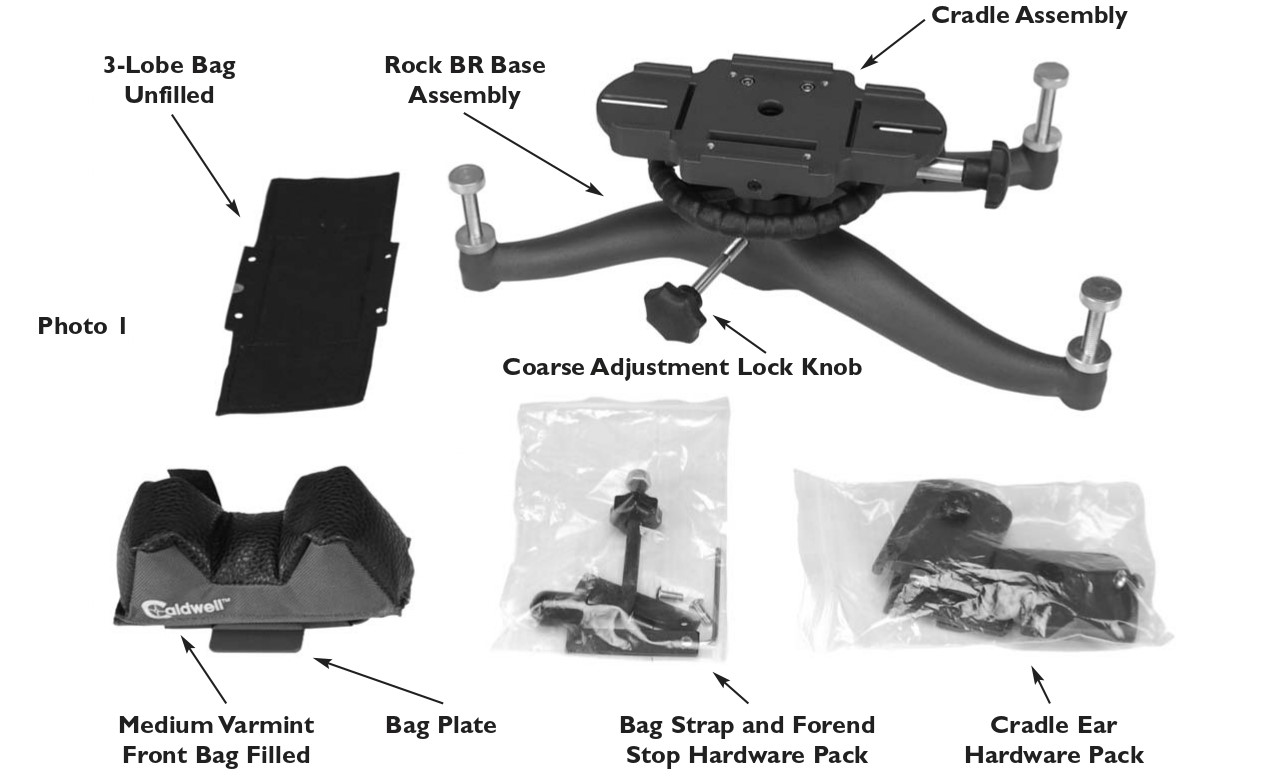 Caldwell Rock BR Shooting Rest Accessori Armi