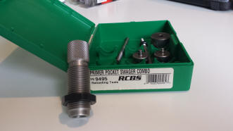 RCBS Primer Pocket Swager Tool Crimpatura Militare