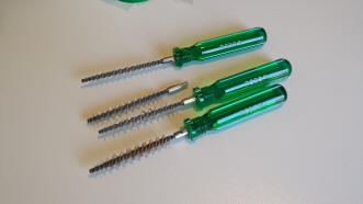Spazzolini RCBS in Nylon Lubrificazione